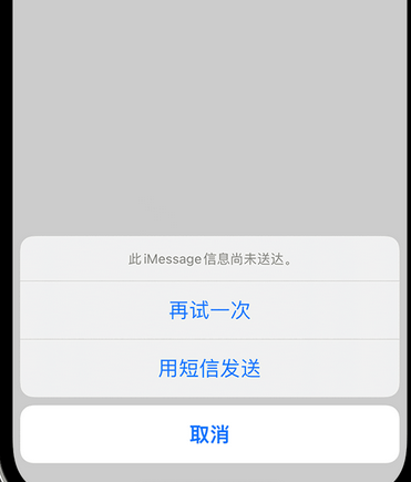 岗巴apple维修iPhone上无法正常发送iMessage信息