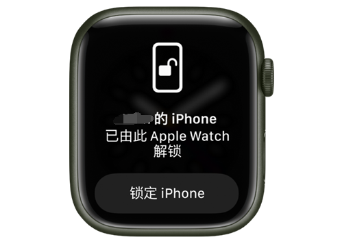 岗巴苹果手机维修分享用 AppleWatch 解锁配备面容 ID 的 iPhone方法 